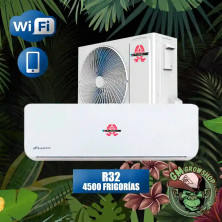 Aire Acondicionado MJ3 A++ 4500 frigorías sobre fondo selva