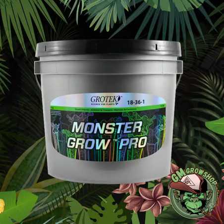Envase gris 5kg con etiqueta negra y verde de Monster Grow Pro de Grotek