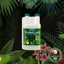 Botella blanca con etiqueta verde 1l de Canna Cure de Canna