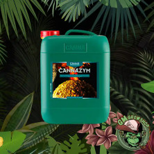 Garrafa Verde con etiqueta negra 10l de Cannazym de Canna