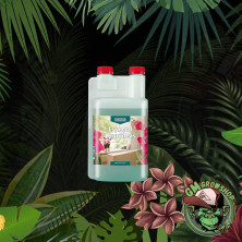 Foto de botella transparente con etiqueta rosa 500ml de Especial Orquídeas de Canna