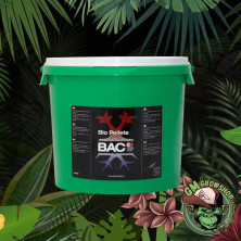 Cubo verde con etiqueta negra 4,5kg de Bio Pellets de Bac
