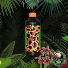 Foto de botella negra con etiqueta verde y amarilla de ATA Zyme pequeña
