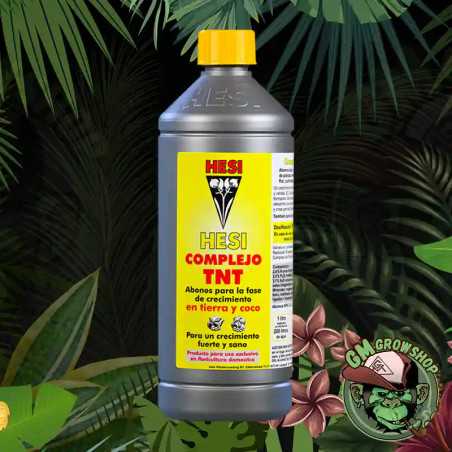 Foto botella gris 1l con etiqueta amarilla de Hesi Complejo TNT