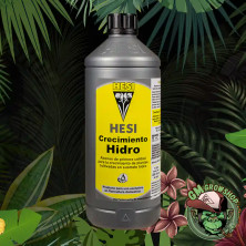 Foto de botella gris 1l con etiqueta amarilla de hesi Hidro Crecimiento