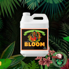 Foto botella blanca 0.5 litros con etiqueta negra Bloom pH Perfect