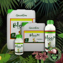 Foto de todos los formatos de envase de Bloom Green Line de agrobeta