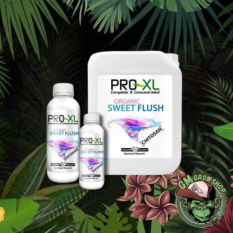 Todos los formatos Organic Sweet Flush de Pro XL