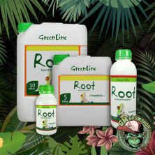 Foto de todos los formatos de envase de Root Green Line de agrobeta