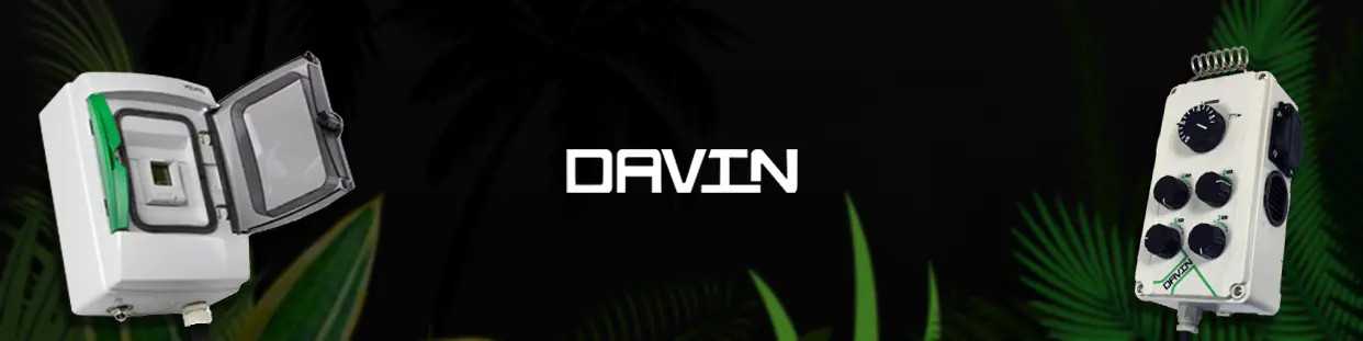 Davin, componentes y controladores para cultivo profesional