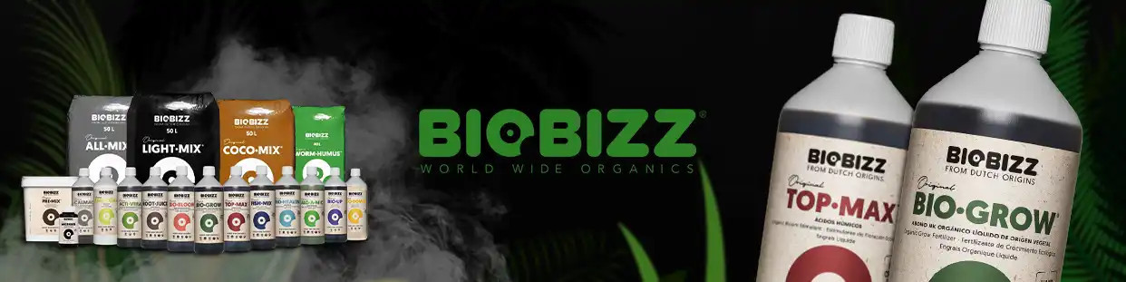 BioBizz fertilizantes orgánicos para cultivo de cannabis